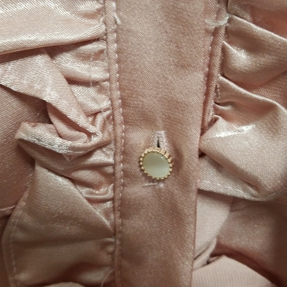 Pink Ruffle Blouse. - Picture 6 of 8